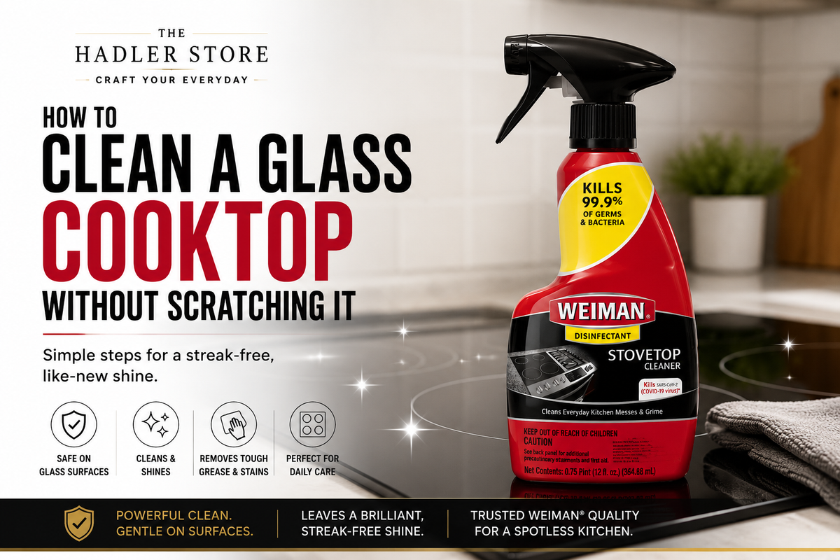 How to Clean a Glass Cooktop Without Scratching It