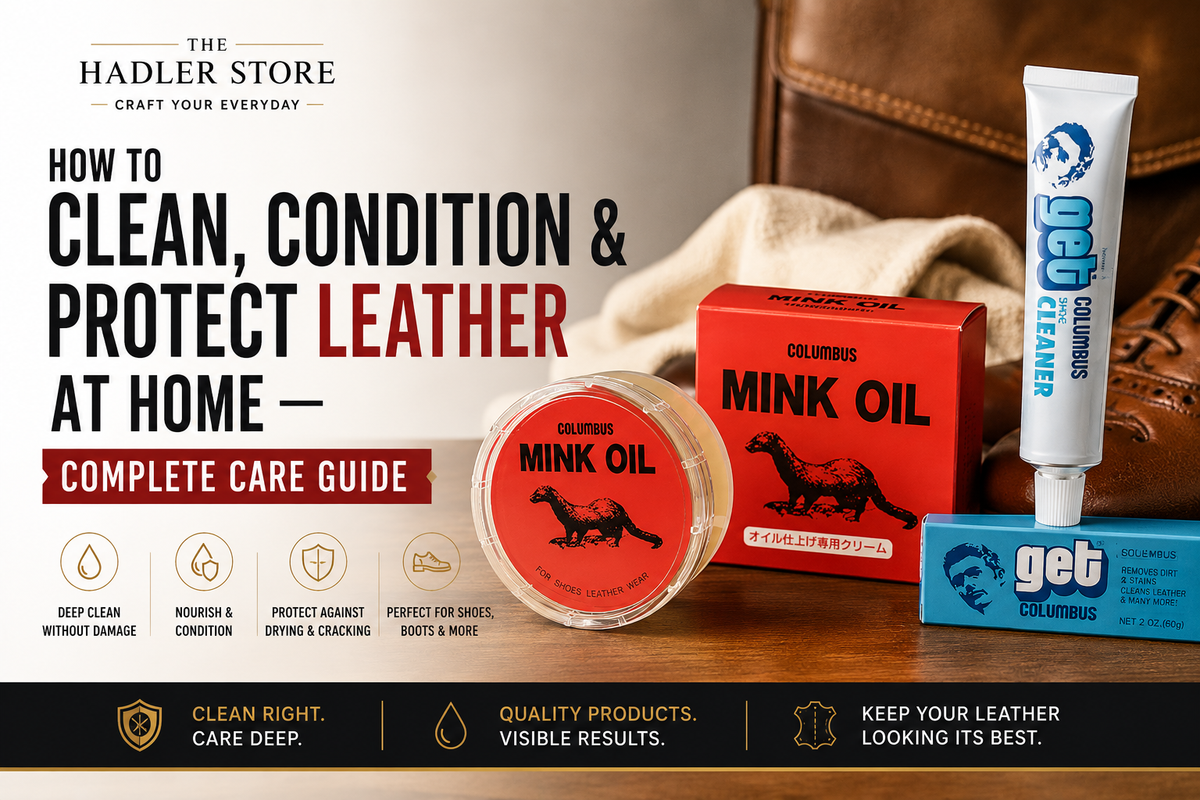 How to Clean and Condition Leather Products at Home — Complete Care Guide
