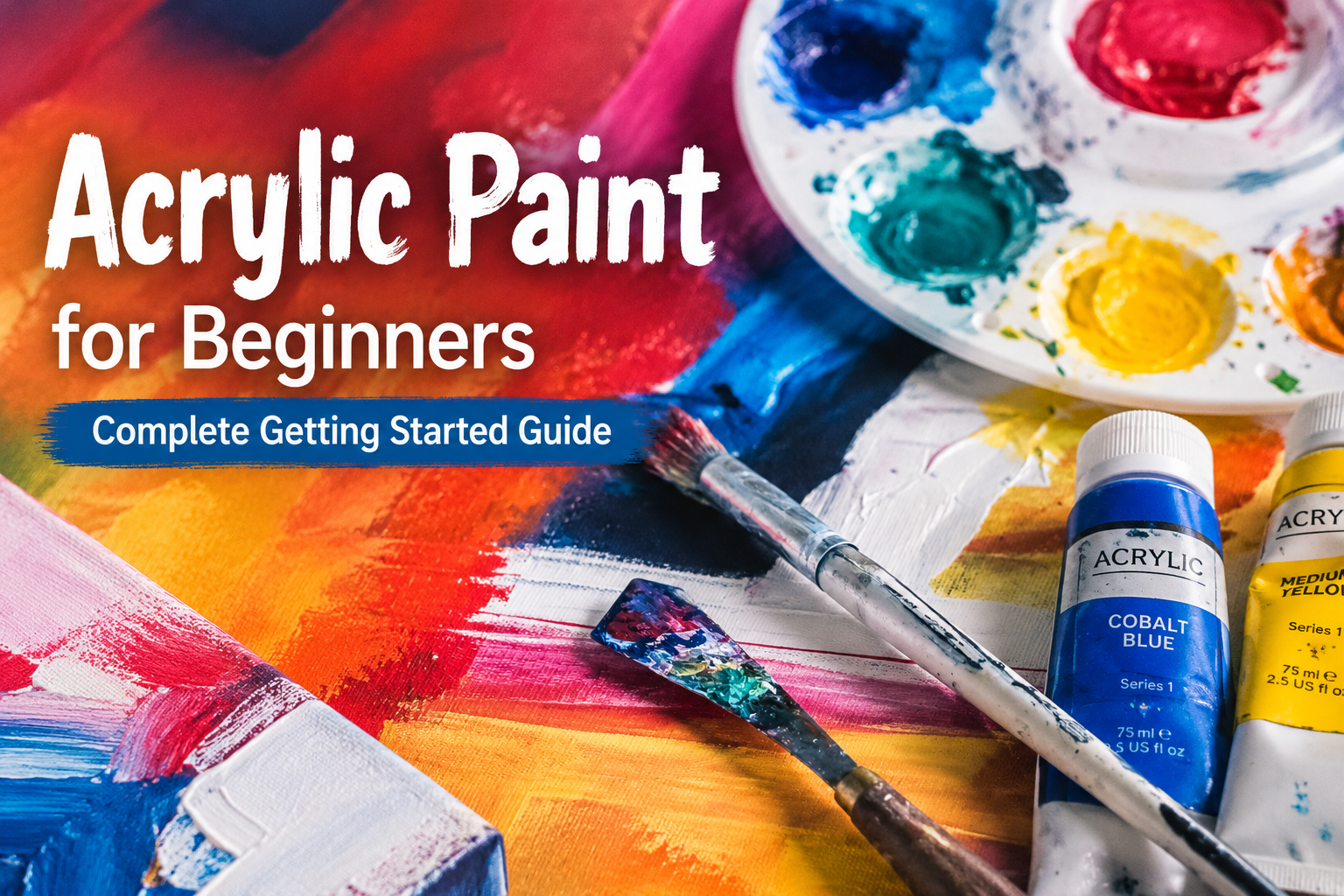Acrylic Paint for Beginners — Complete Getting Started Guide | The Hadler Store