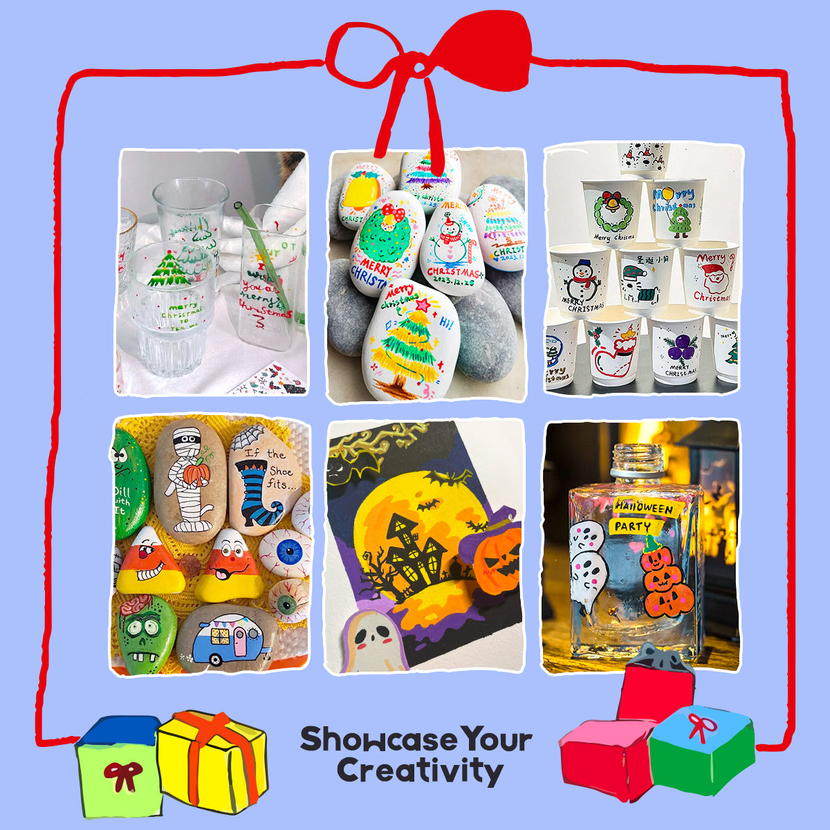 Arrtx 60 Colors Acrylic Marker Brush Tip Set A