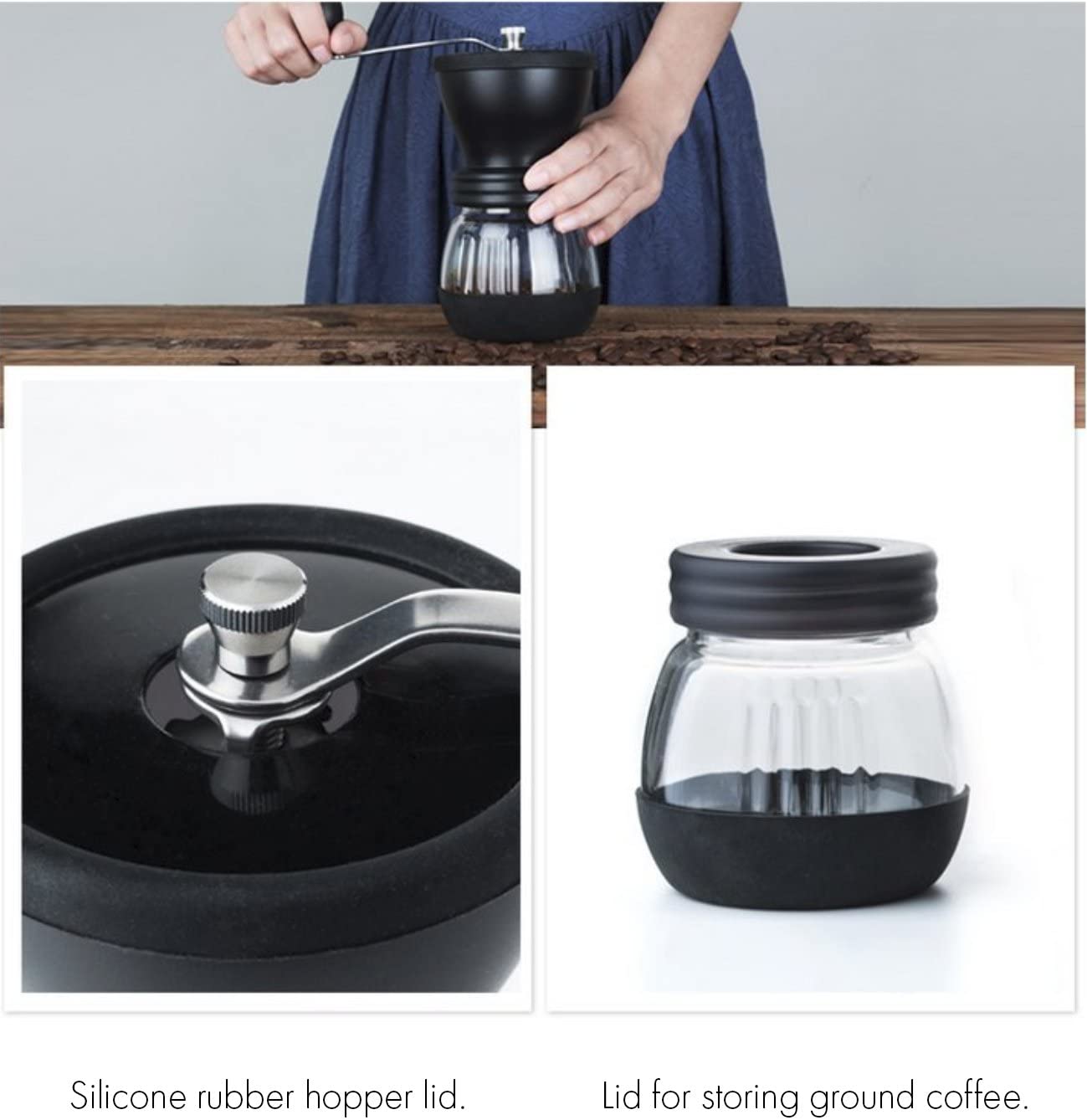 Hario Ceramic Coffee Mill Skerton Plus Hand Grinder