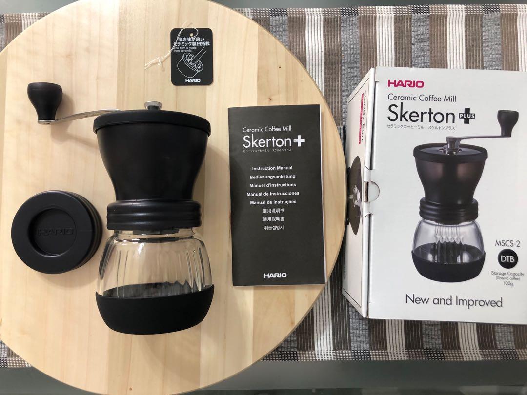 Hario Ceramic Coffee Mill Skerton Plus Hand Grinder