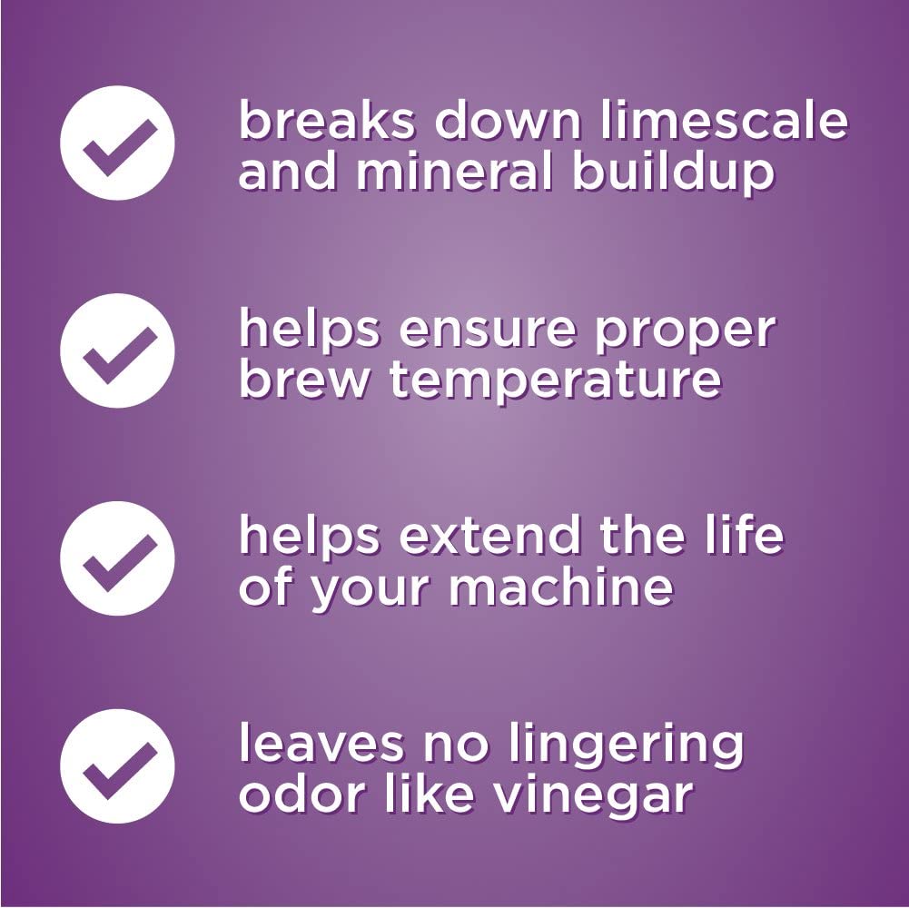 Urnex Nespresso Machine Descaler and Cleaner - 2 Step Cleaning Kit