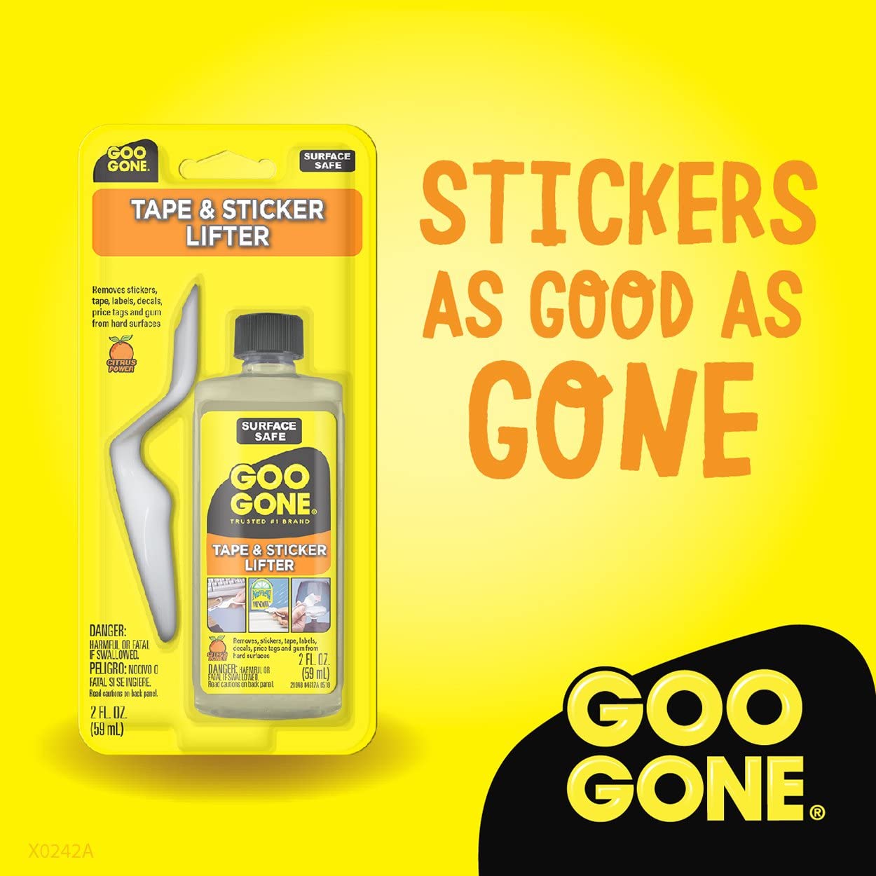 Goo Gone Tape & Sticker Lifter - Adhesive and Sticker Remover 59ml