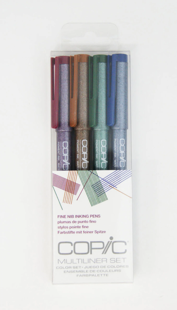 Copic Multi-liner 4 Set Color Markers