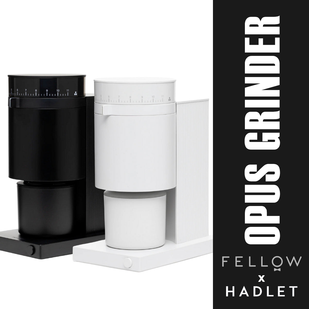 Fellow Opus Conical Burr Coffee Grinder Black/White