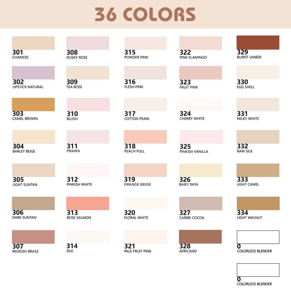 Arrtx 36 Skin Tone Colors Alcohol Paint Markers