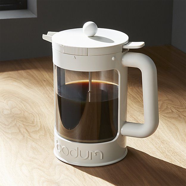 Bodum BEAN Cold Brew Coffee Maker, 51 Oz/1.5L, White/Black