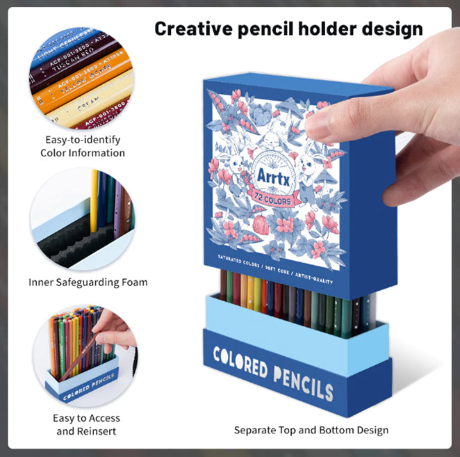 Arrtx 72 Colored Pencils