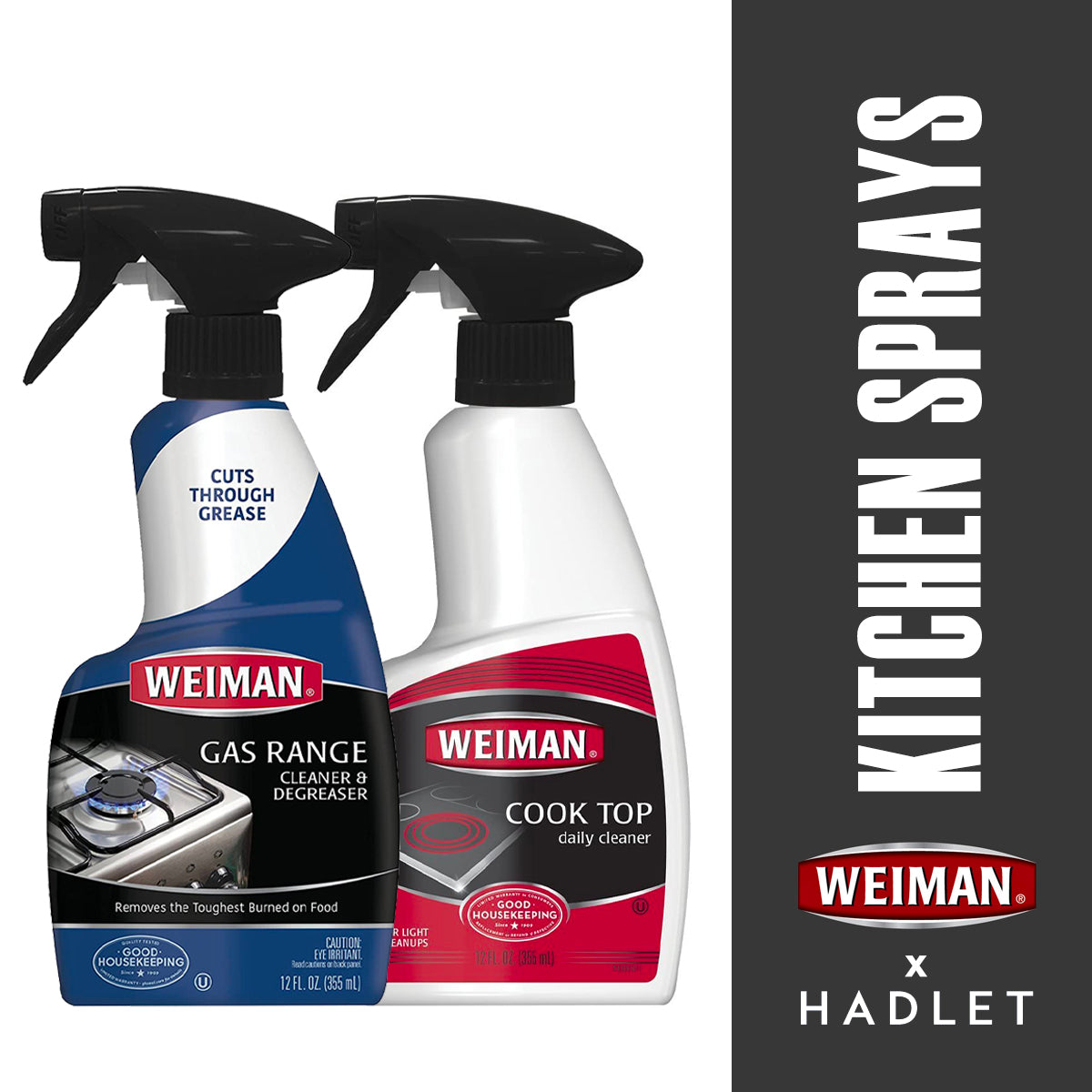 Weiman CookTop/Gas Range Daily Kitchen Cleaner, 355ml