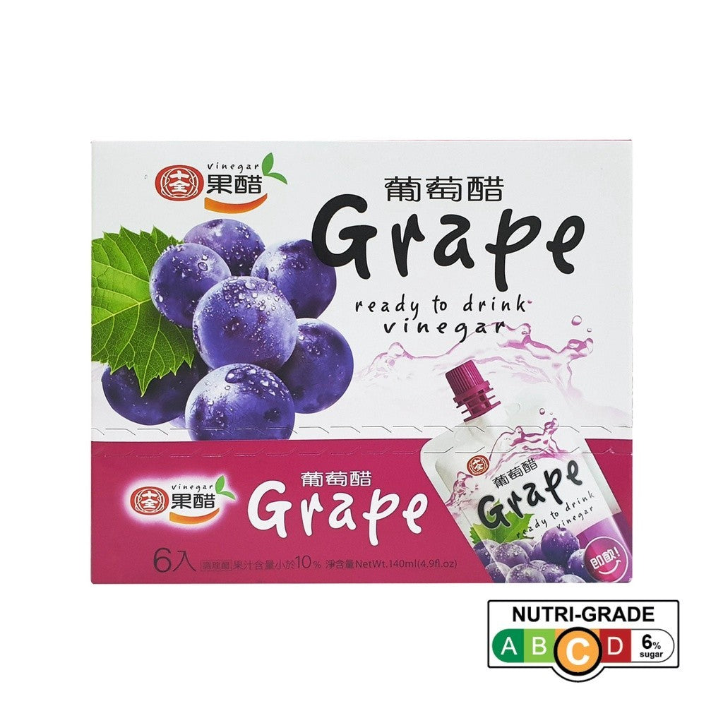 Ready-To-Drink Fruit Vinegar Drink by Shih Chuan 140ml (6pcs/Box)