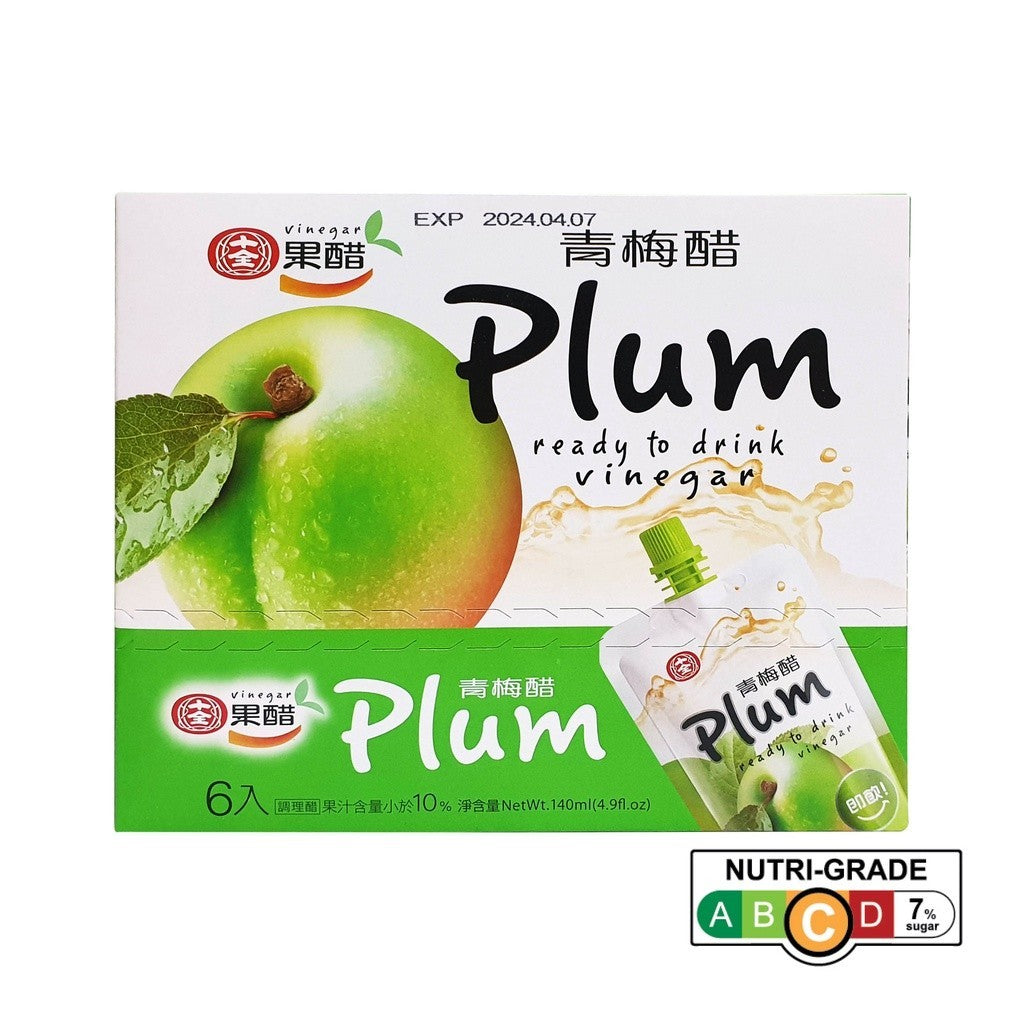 Ready-To-Drink Fruit Vinegar Drink by Shih Chuan 140ml (6pcs/Box)
