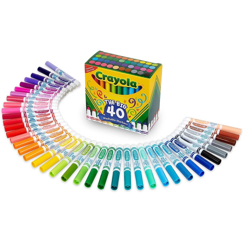 Crayola Ultra Clean 40 Washable Markers