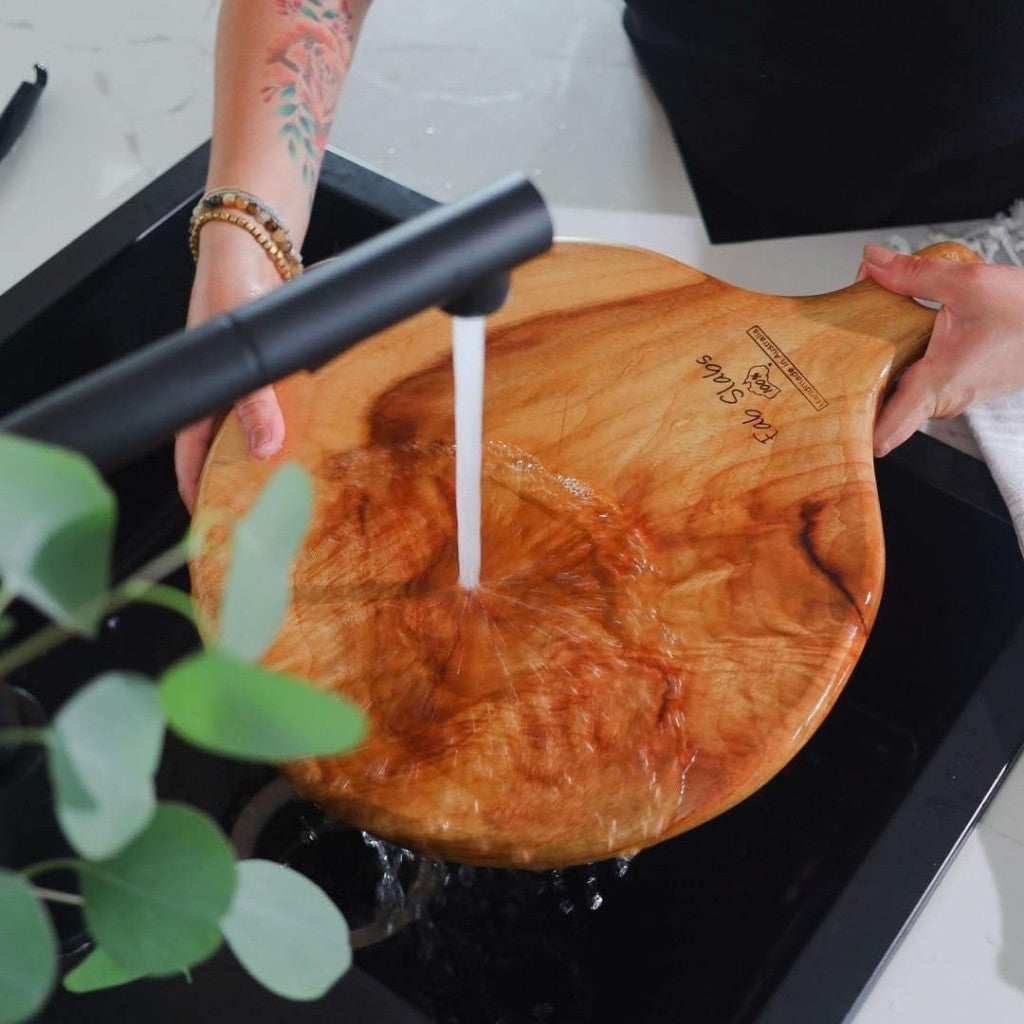 Camphor Laurel Pizza Board by Fab Slabs