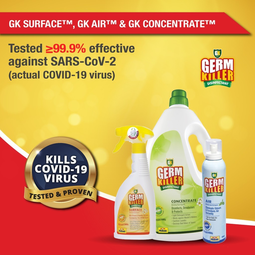 Mr Mckenic GermKiller Surface Disinfectant Spray (85ml) (Hospital-Grade)