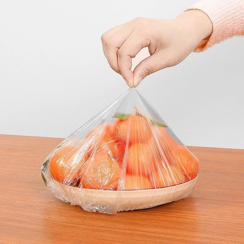 300‑Pack Stretch‑Fit Food Covers – Disposable, Food‑Safe & Reusable by Utookii Japanese Premium Brand