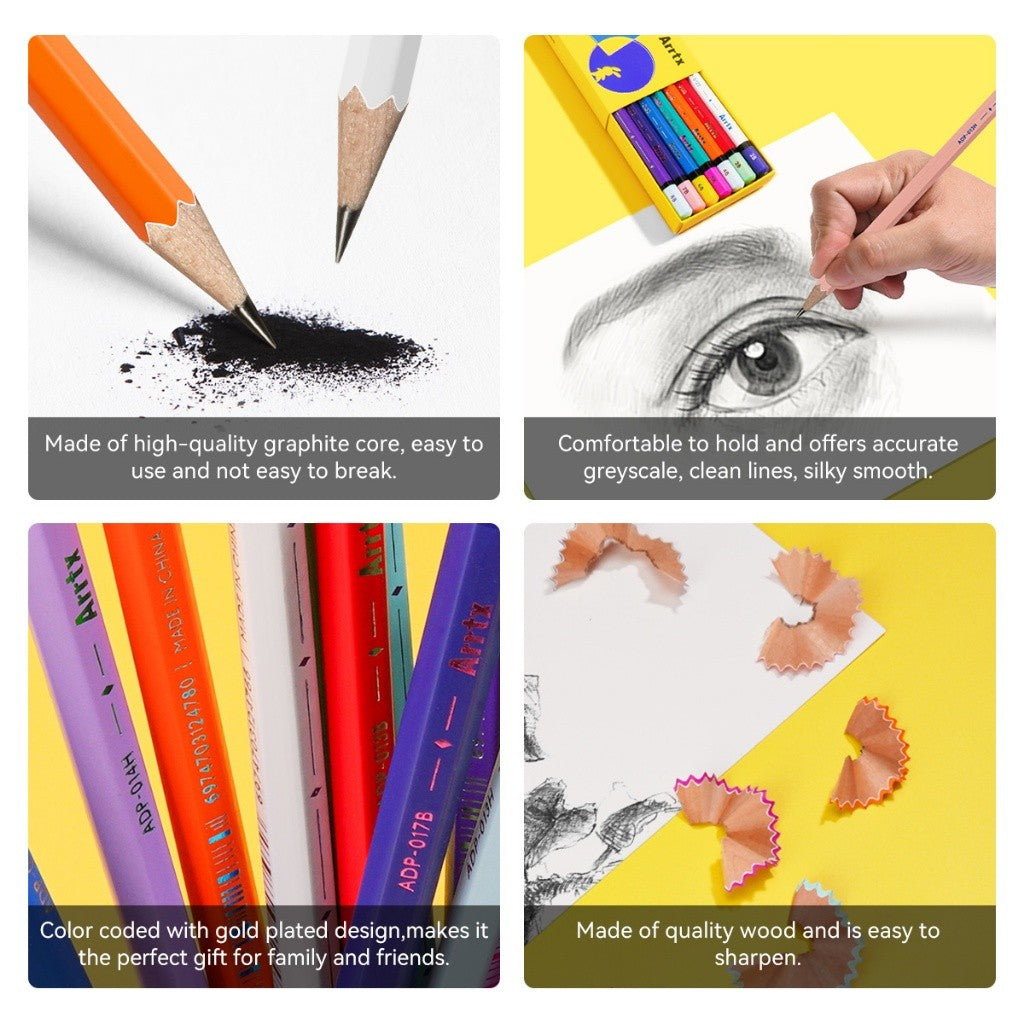 Arrtx Sketching Pencil Set of 14