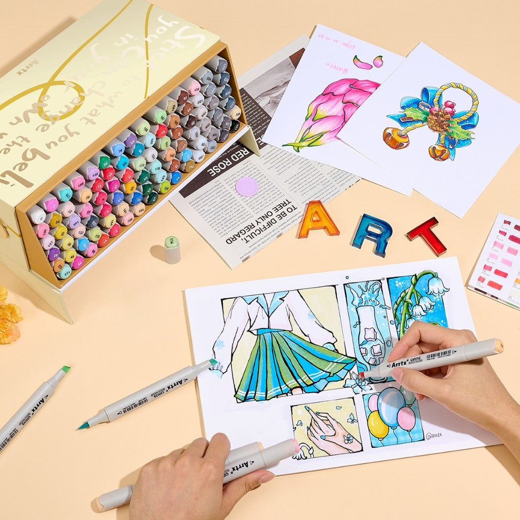 Arrtx Brush Alcohol Markers Oros 90 Colors