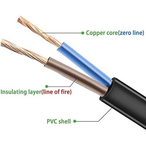 C7 Figure 8 Power Cable 1.5M UK/SG 3 Pin Plug – 2 Pin IEC C7 Power Cord for TV, PS4, Laptop Charger