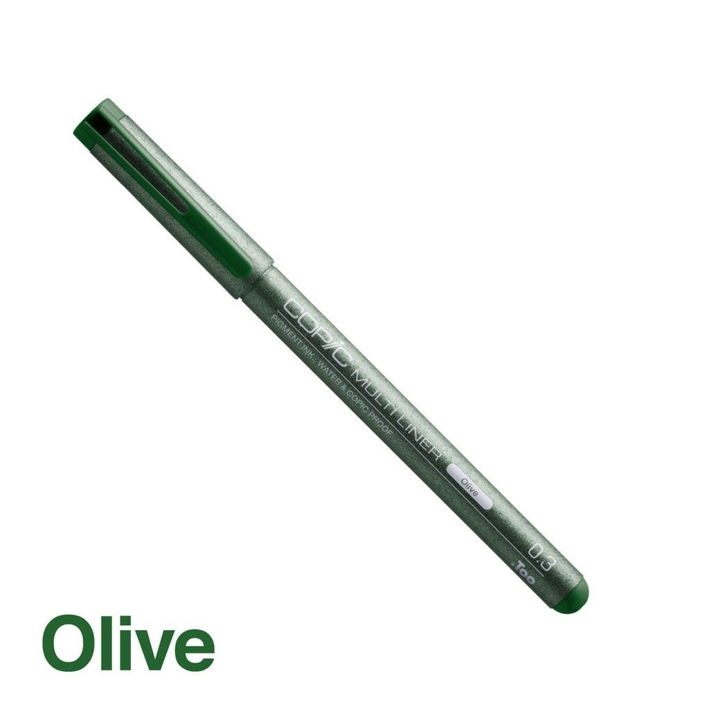 Copic Multiliner 4pc Fine Nib Set 0.03mm Colour Pens Pigment Ink Waterproof