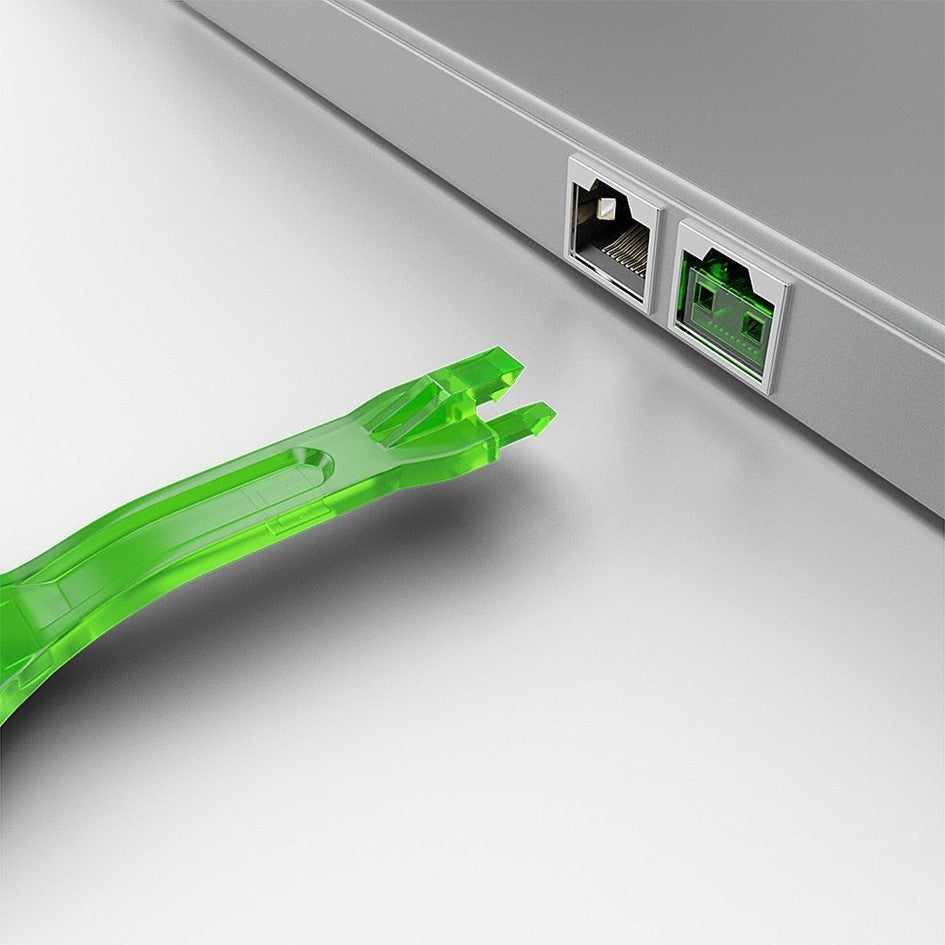 Lindy RJ45 Ethernet Port Blocker Green Kit 40472/40473/40631 LAN Network Lock