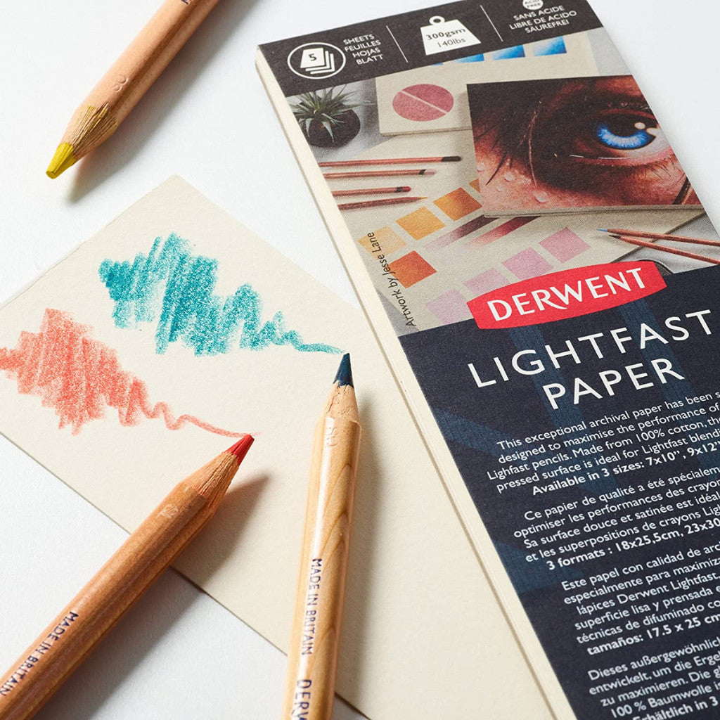 Derwent Lightfast Colour Pencils Tin (100 Colours) Professional Artist Grade
