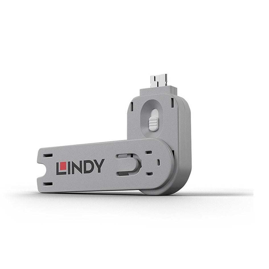 Lindy USB A Port Blocker Key White 40624 Replacement Removal Key USB Lock