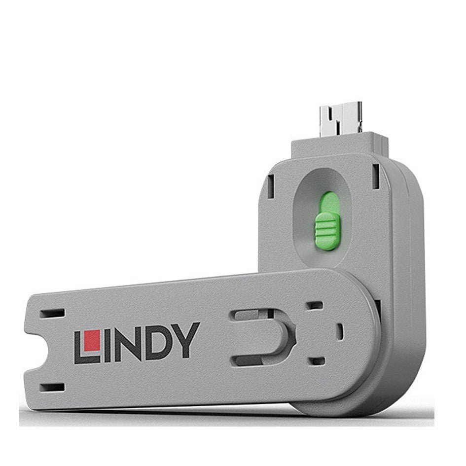 Lindy USB A Port Blocker Key Green 40621 Replacement USB Lock Removal Tool