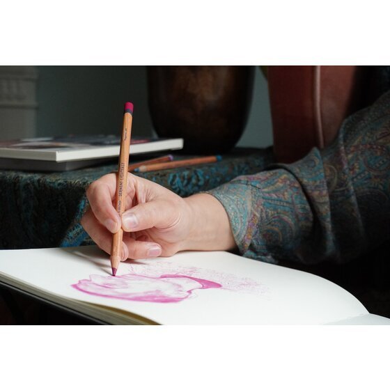Derwent Lightfast Colour Pencils Tin (24 Colours) – Oil-Based Artist Pencils