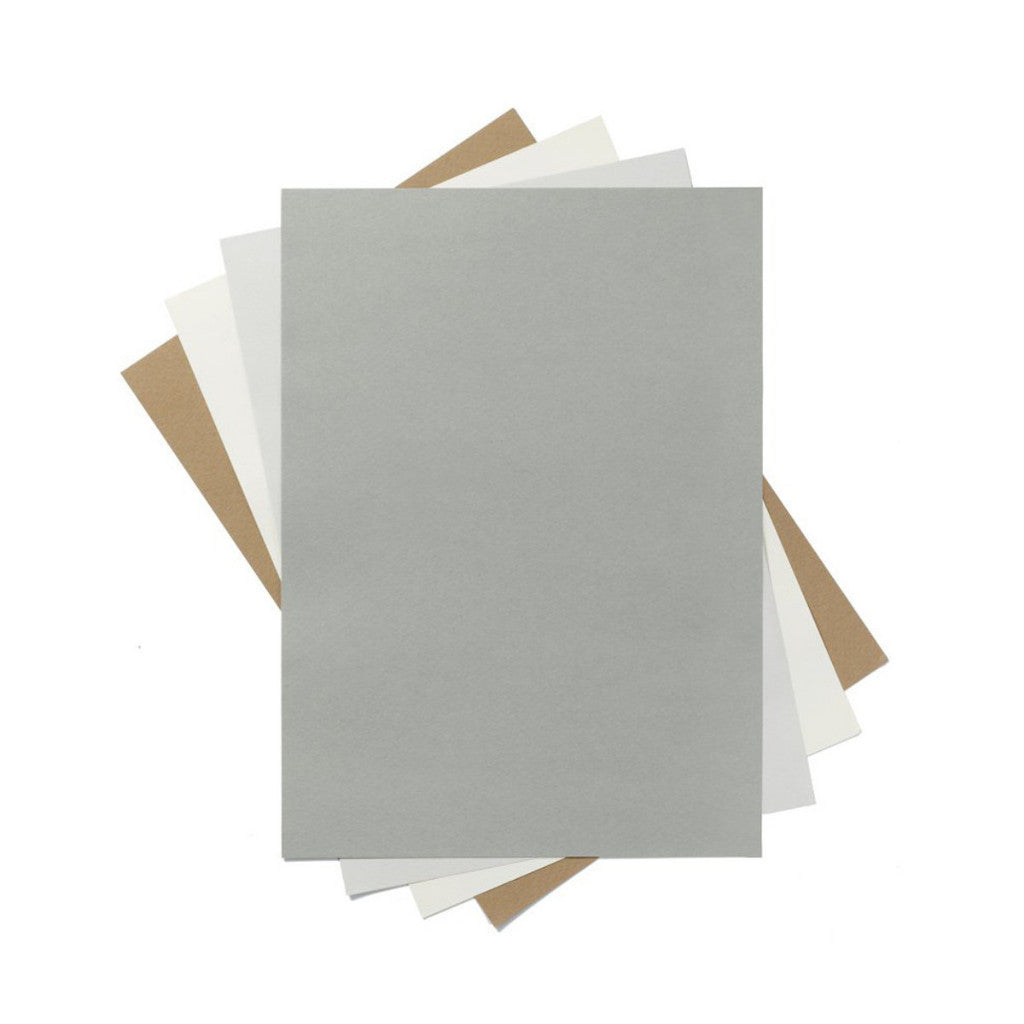 Derwent Toned Paper Pad A4 120gsm 20 Sheets - 4 Mid-Tone Colour Papers