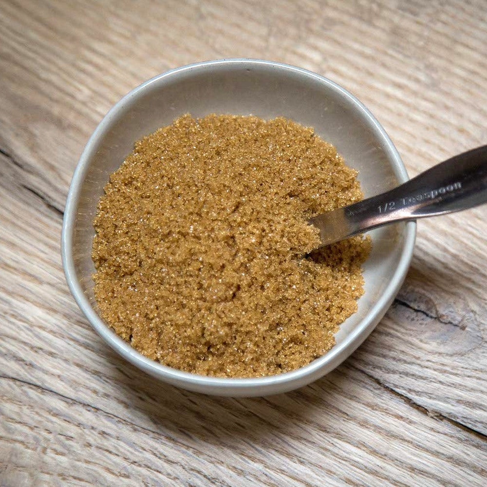 Radiant Whole Food Organic Brown Sugar 1kg | Unrefined Cane Sugar with Natural Molasses | Rich Aroma