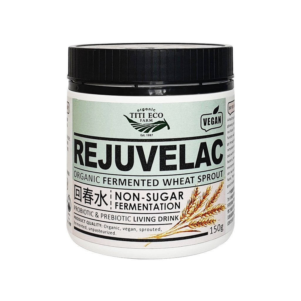 Titi Eco Farm Organic Rejuvelac 150g | Fermented Wheat Sprout | Sugar-Free Probiotic Enzyme Drink