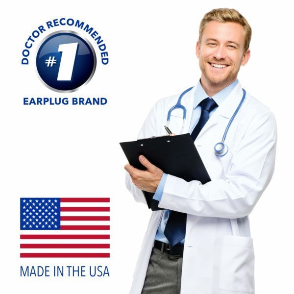 Mack’s Soft Foam Earplugs (50 Pairs) Noise Reduction | Sleep, Snoring, Travel | Ultra Soft Slim Fit