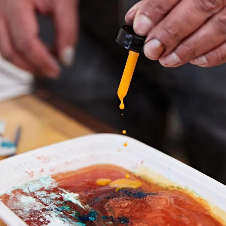 Liquitex Acrylic Ink Pouring Technique Set | 3 Primary Inks (30ml) + Pouring Medium, Professional