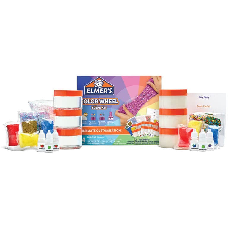 Elmer’s Color Wheel Slime Kit – 24-Piece Custom Slime Making Set with Scents & Mix-Ins