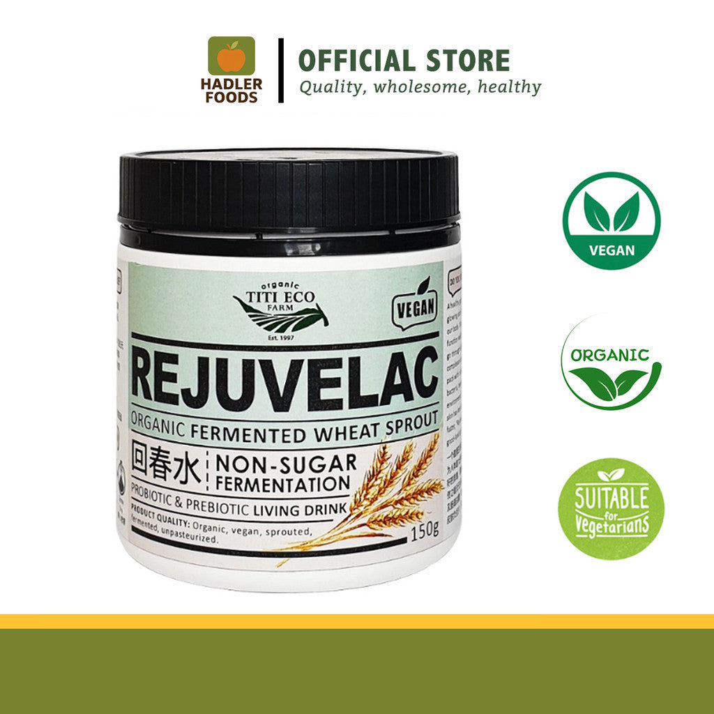 Titi Eco Farm Organic Rejuvelac 150g | Fermented Wheat Sprout | Sugar-Free Probiotic Enzyme Drink