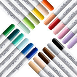 Copic Ciao 24pcs Marker Set Alcohol Brush Pen Manga Illustration Art Markers