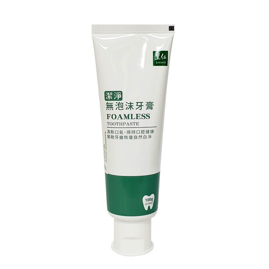 Leezen Foamless Toothpaste (100g) | Fluoride-Free, Natural Preservatives, Gentle Cleaning