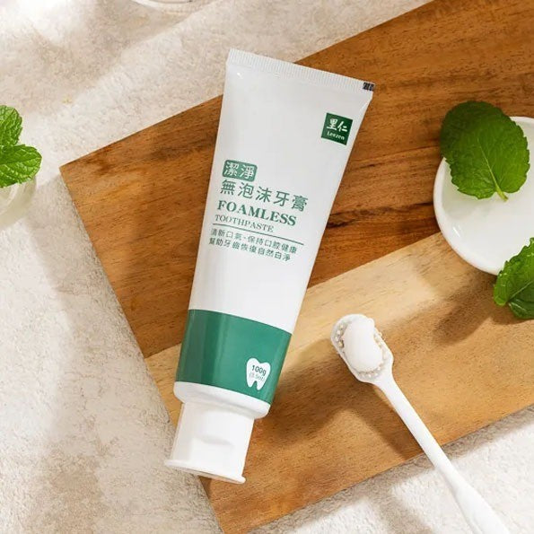 Leezen Foamless Toothpaste (100g) | Fluoride-Free, Natural Preservatives, Gentle Cleaning