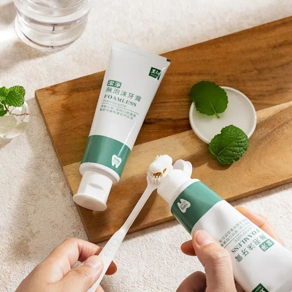 Leezen Foamless Toothpaste (100g) | Fluoride-Free, Natural Preservatives, Gentle Cleaning