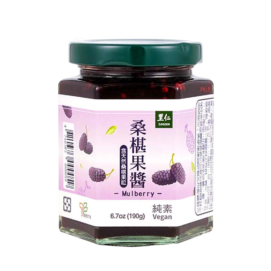Leezen Organic Leezen Mulberry Jam (190g) | Made from Natural Pesticides Free Fruit