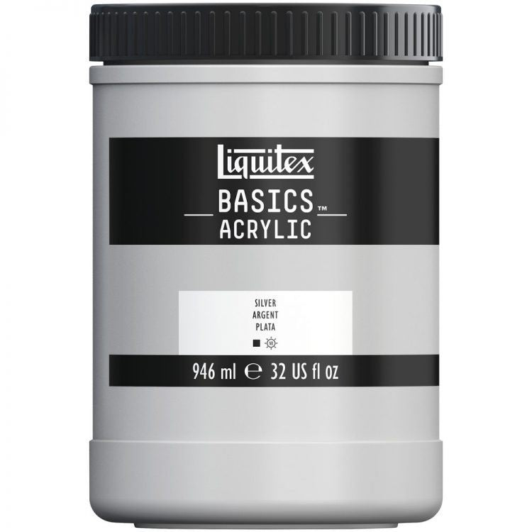 Liquitex Basics Acrylic Paint in Jars 946ml - 14 Colours Available