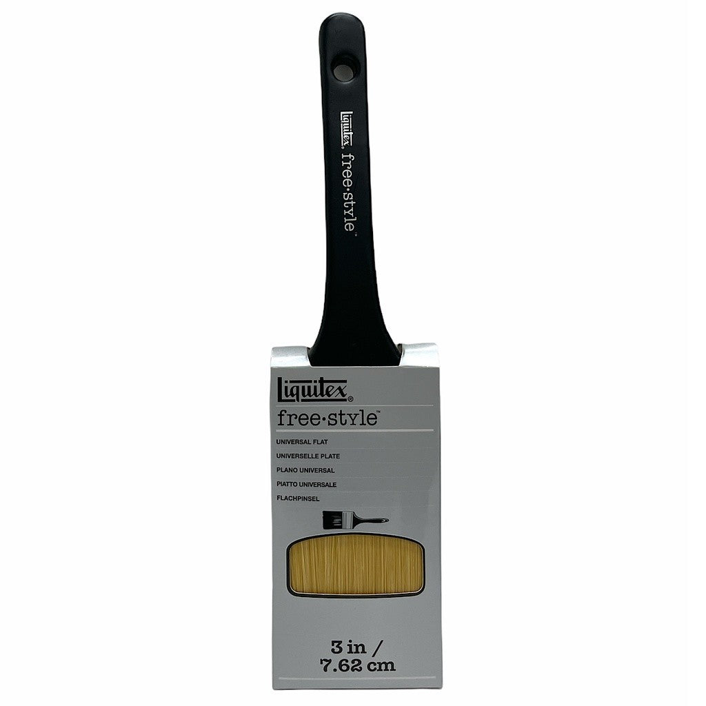 Liquitex Freestyle Universal Flat Brush 3 Inch | Large Scale