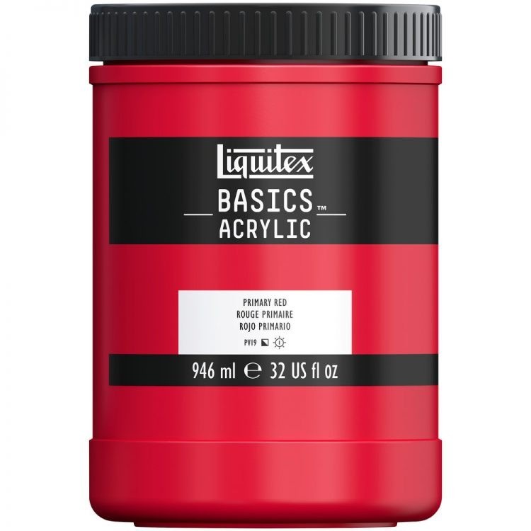 Liquitex Basics Acrylic Paint in Jars 946ml - 14 Colours Available