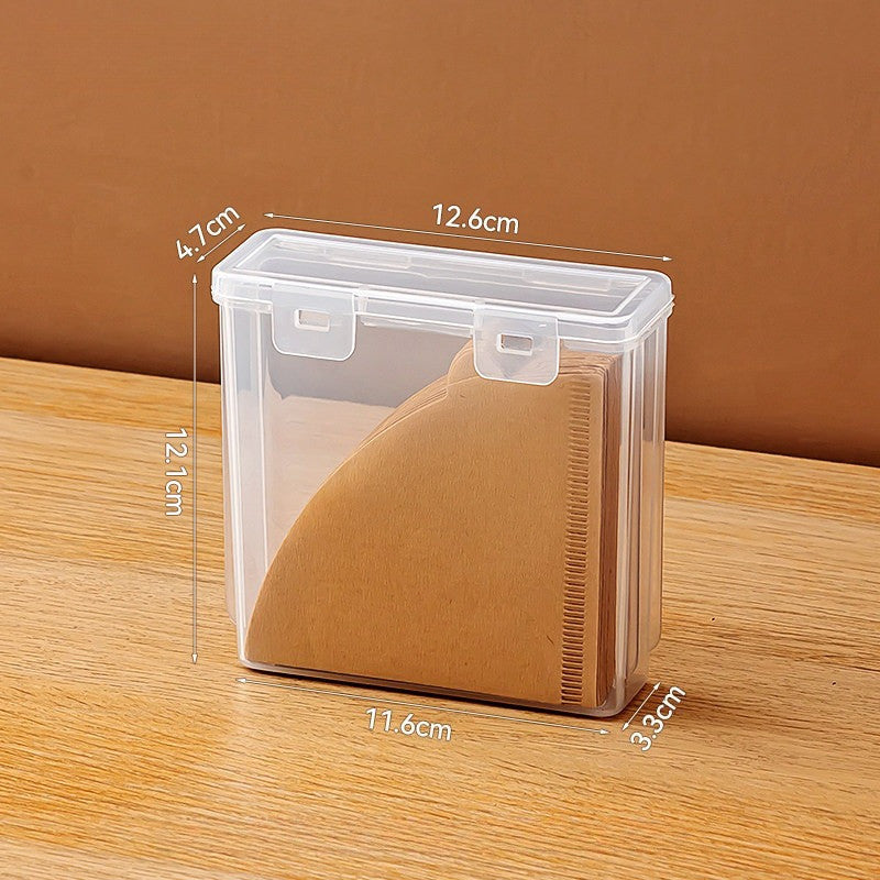Airtight Coffee Filter Paper Storage Container by Hadler | AeroPress, Kalita Wave & Hario V60 Filters