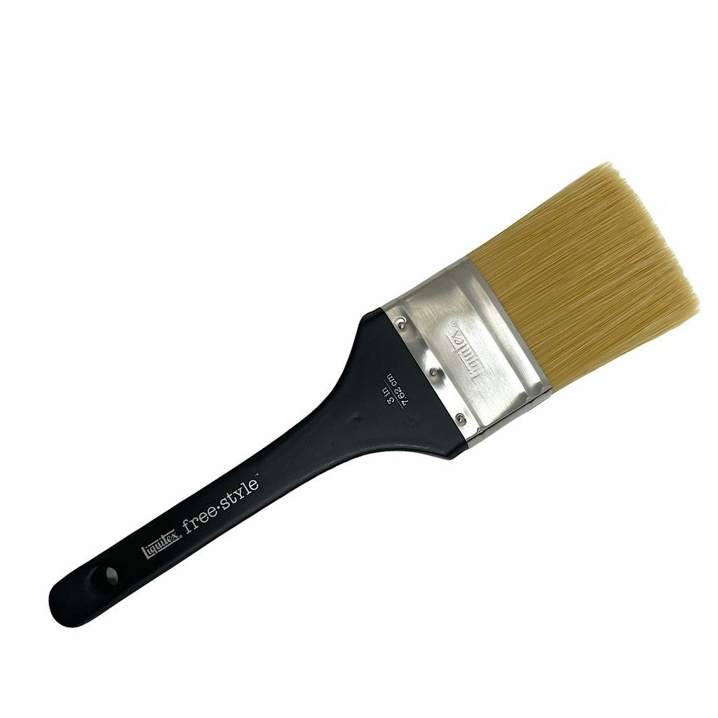Liquitex Freestyle Universal Flat Brush 3 Inch | Large Scale