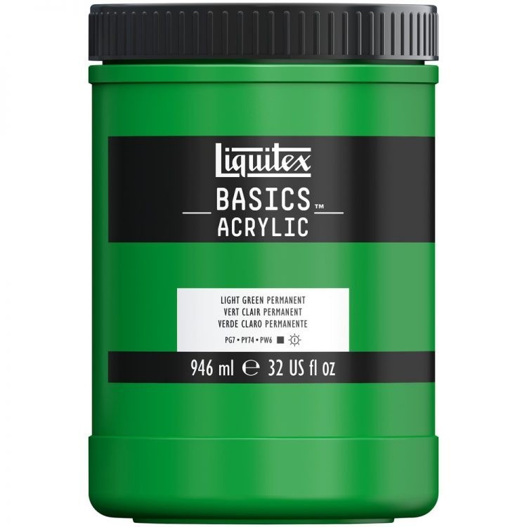 Liquitex Basics Acrylic Paint in Jars 946ml - 14 Colours Available