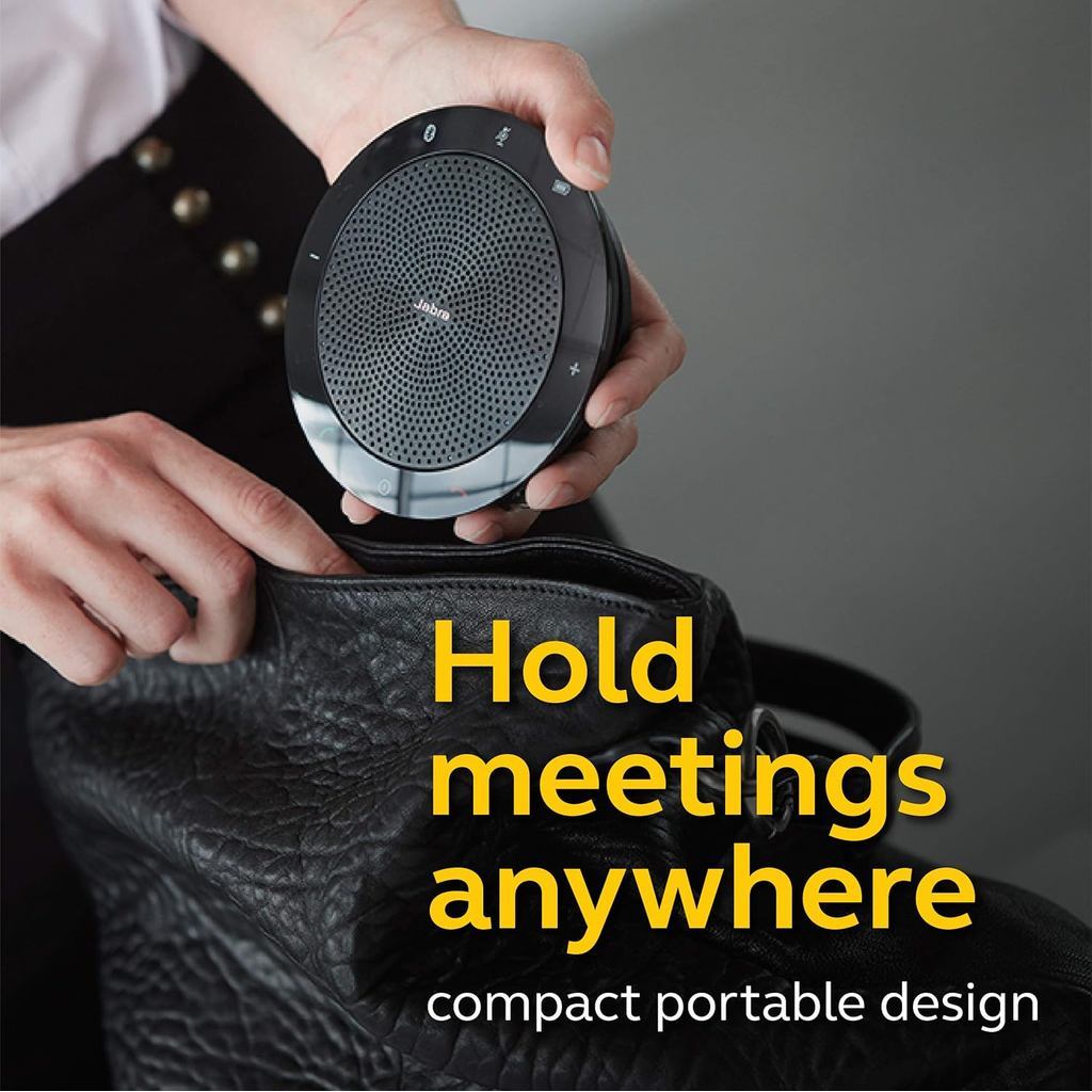 Jabra Speak 510 MS Portable Bluetooth Speakerphone USB 360° Omni Mic 15Hr Batt