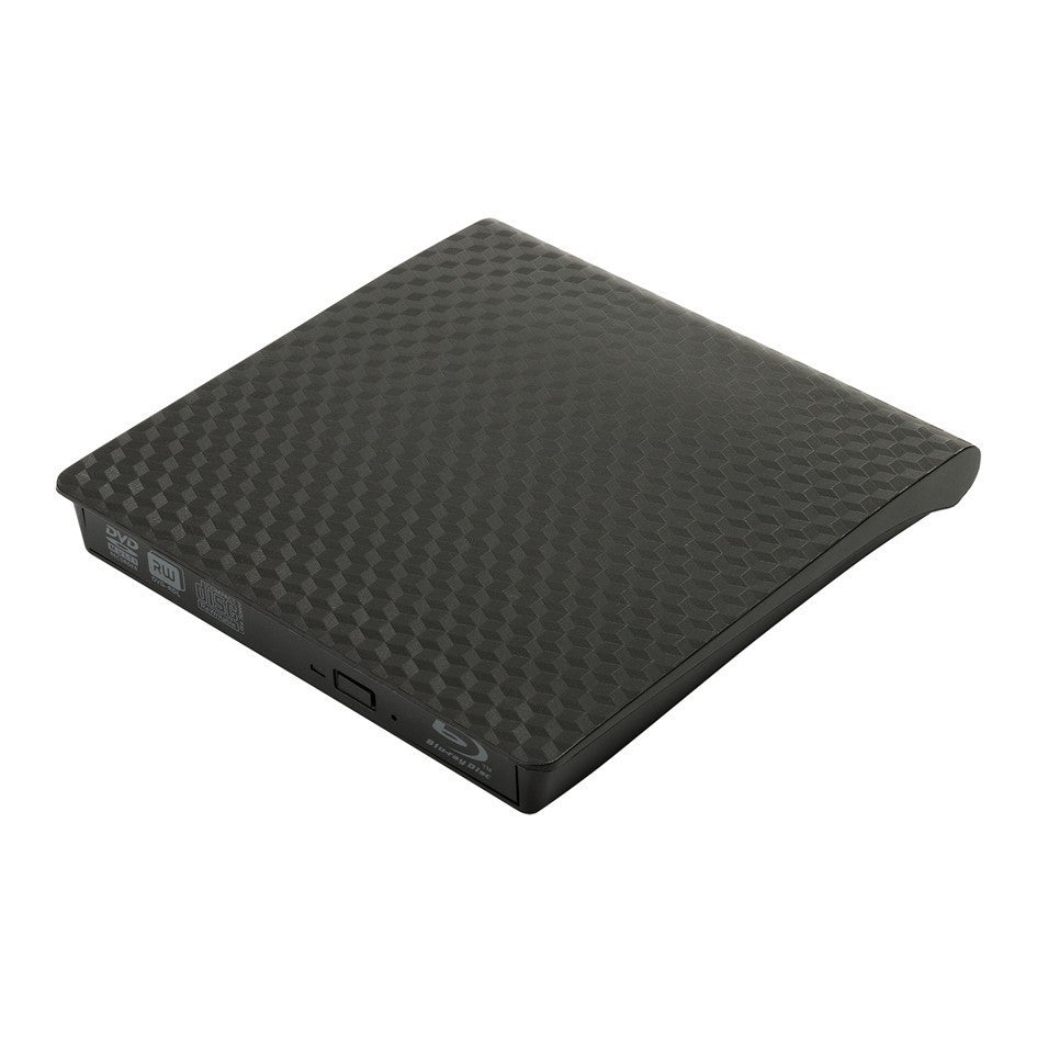 Verbatim External Slim Blu-ray Writer with USB-C/A BD DVD CD Burner Portable Drive