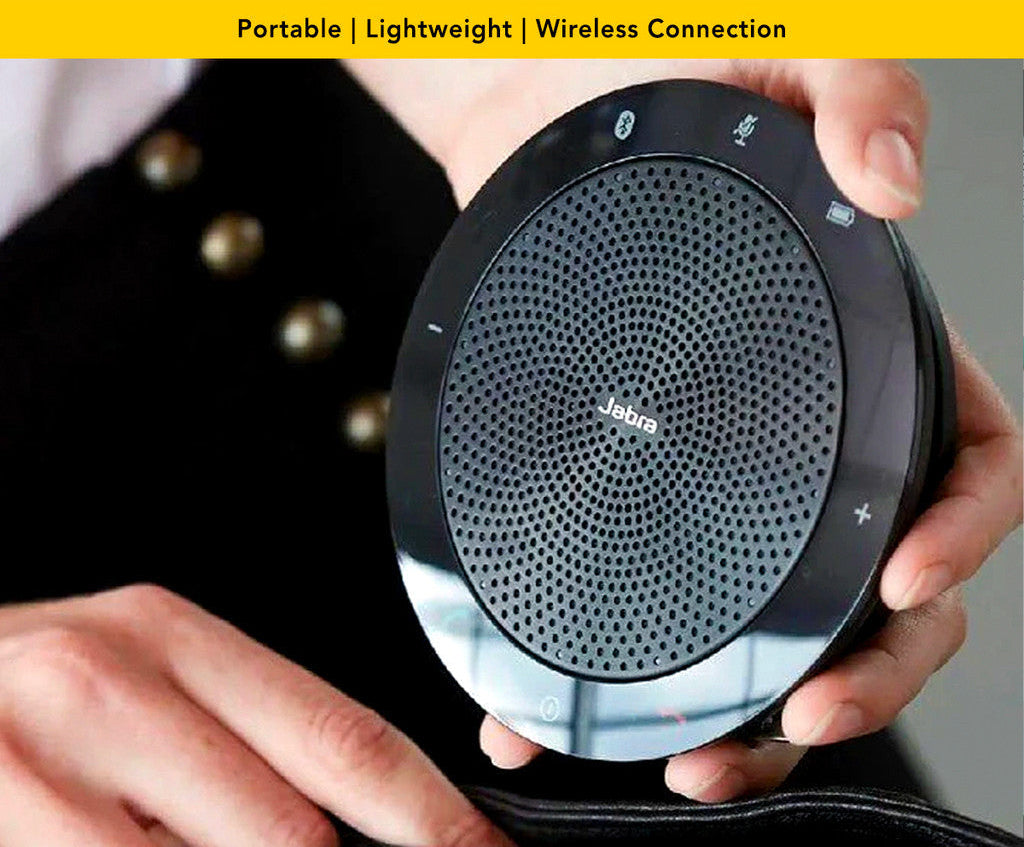 Jabra Speak 510 MS Portable Bluetooth Speakerphone USB 360° Omni Mic 15Hr Batt